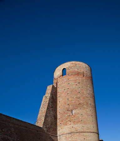 Tower in Italy (Moasca, near Asti, in Piedmont, Italy)のeditorial素材