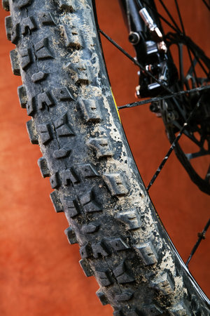 Detail of mountain bike
