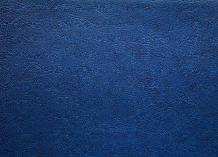 Blue leather texture.の写真素材
