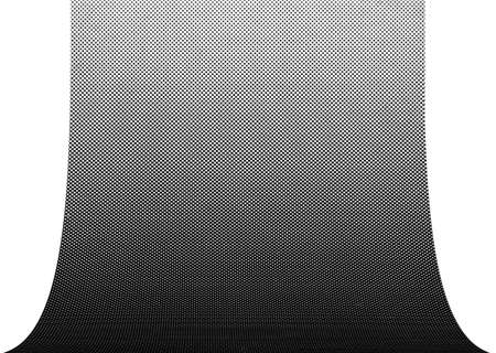 Halftone dots background (shoot of old printed paper)の写真素材