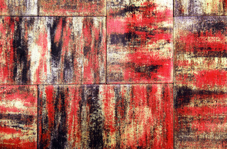 Background (detail of a black and red floor)