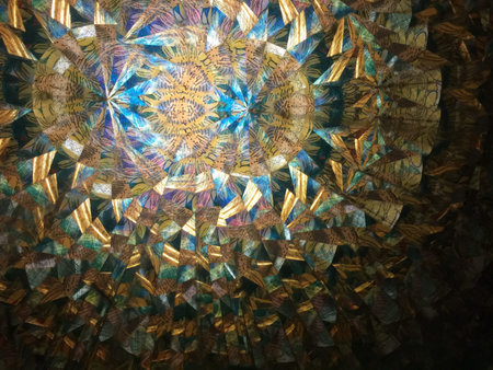 Abstract background. Shooting done with a real kaleidoscope