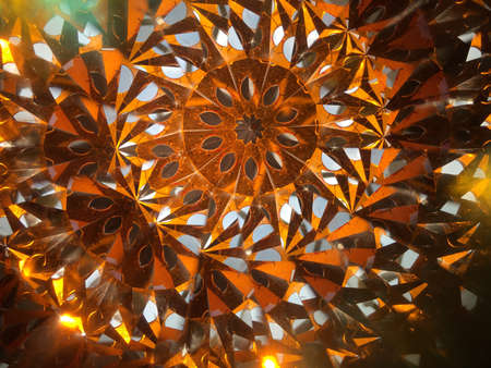 Abstract background. Shooting done with a real kaleidoscopeの写真素材