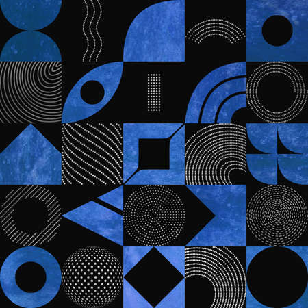 Abstract Geometrical Background. Pattern with optical illusionの写真素材