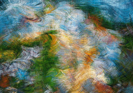 Abstract Geometrical Background from thin digital fiber.の写真素材