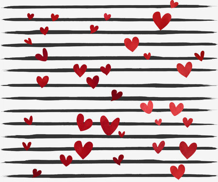 heart pattern theme for valentine's day