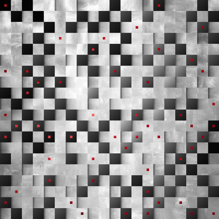Abstract Geometric Background. Tiles chess pattern.
