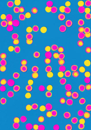 background with big and small shapes