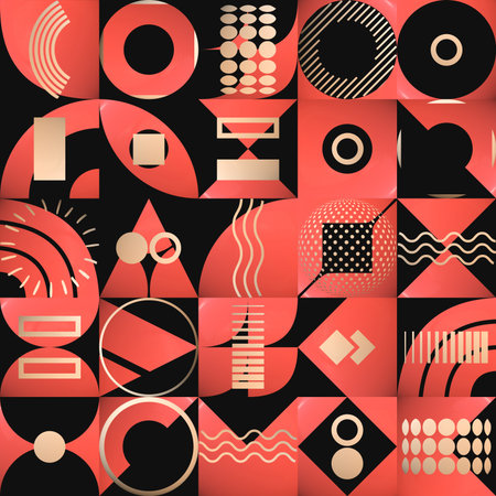 Abstract background from geometric shapes.