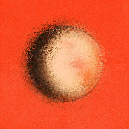 doodle small pattern on abstract Artistic background.