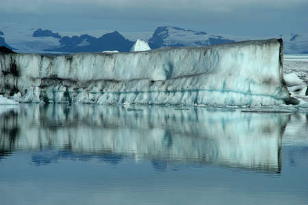  Jokulsarlon Glacier Lake in Icelandの写真素材