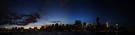 Manhattan Skyline Panorama from Long Island City 1の写真素材