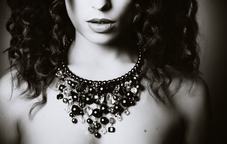 Beautiful woman. Fashion art photoの写真素材