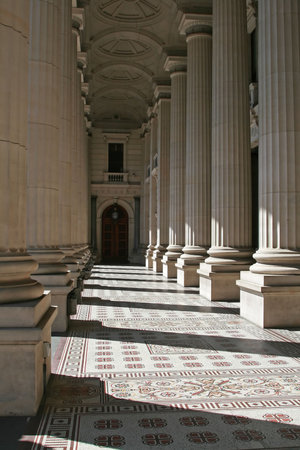 The Parliament of Melbourneの写真素材