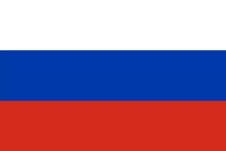 Illustration of Russian flagの写真素材