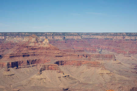 Panorama photo of the Grand Canyon in Arizonaの写真素材
