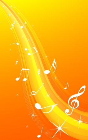 High quality vector music notes with piano. (This image is a vector illustration and can be scaled to any size without loss of resolution.)のイラスト素材