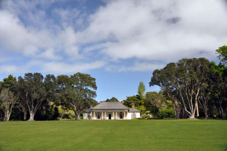 James Busby s, house   grounds, Waitangi Treaty Grounds, NZのeditorial素材