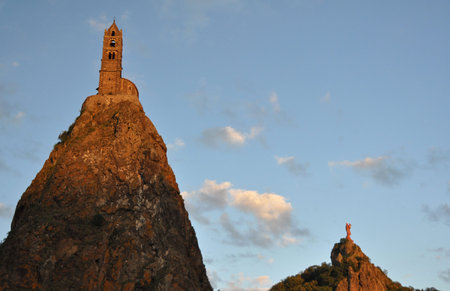 The Chapel built on the top of a needle of volcanic lava
