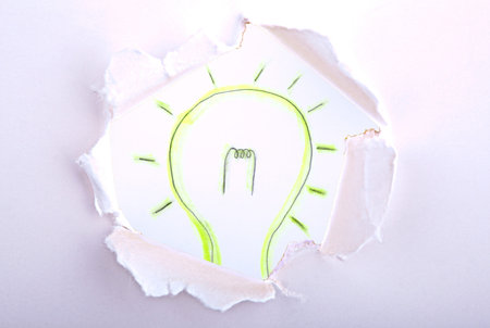 Ripped Paper - Space for own Textの写真素材