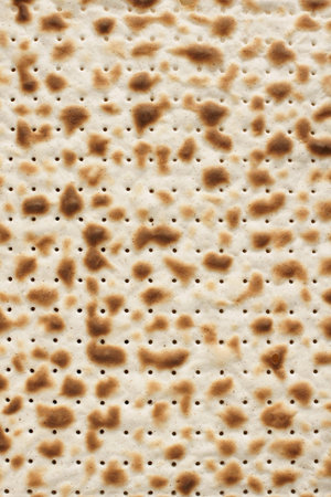 Matzah crackers eaten during the Passover holiday