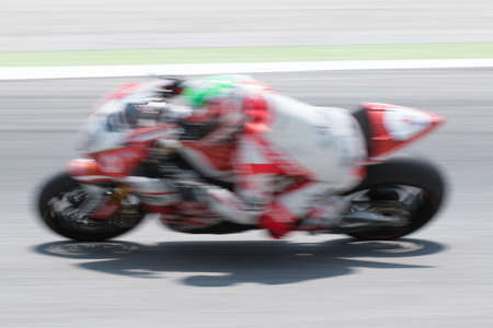 MISANO ADRIATICO, ITALY - JUNE 21: Bimota BB3 EVO of Team Bimota Alstare, driven by IDDON Christian in action during the Superbike Free Practice 4th Session during the FIM Superbike World Championship - Race at Misano World Circuit on June 21, 2014 in Misのeditorial素材