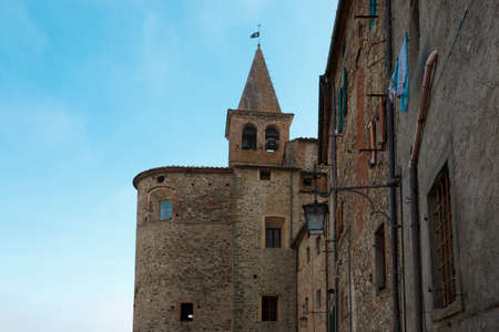 picturesque nook in Anghiari, Tuscany, Italyの写真素材