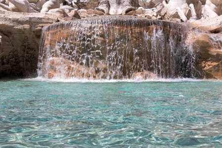 Rome, Italy - famous Trevi Fountain (Italian: Fontana di Trevi).