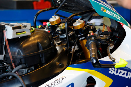 MISANO ADRIATICO, ITALY - JUNE 21, 2015:  mechanic working during the FIM Superbike World...