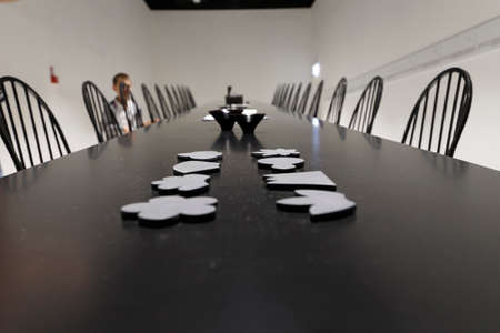 Milan, Italy, 13 September 2015: Inside Japan pavillion "Cool Japan Dining" of EXPO 2015, in Milan.のeditorial素材