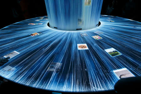 Milan, Italy, 13 September 2015: Inside Japan pavillion of EXPO 2015, in Milan.のeditorial素材