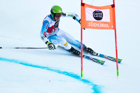 Val Badia, Italy 21 December 2014. RUBIE Brennan (Usa) competing in the Audi Fis Alpine Skiing World...