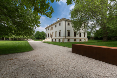The Villa Pisani Bonetti is a patrician villa designed by Andrea Palladio, located in Bagnolo, a hamlet in the comune of Lonigo in the Veneto region of Italy.のeditorial素材