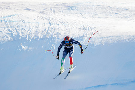 Val Gardena, Italy 19 December 2015.  Buzzi Emanuele (Ita) competing in the Audi Fis Alpine Skiing...
