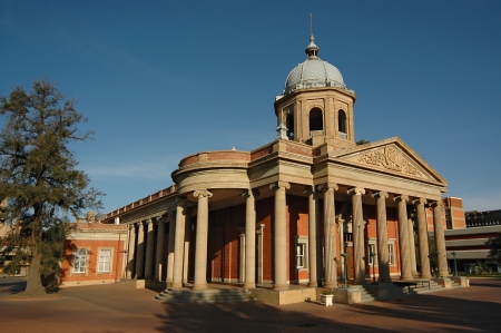 The historical Fourth Raadzaal in Bloemfontein, South Africa, Seat of Free State Provincial Governmentの写真素材