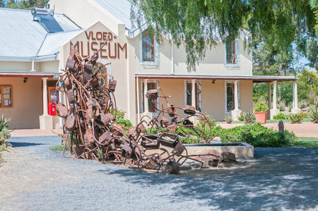 LAINGSBURG, SOUTH AFRICA - DECEMBER 2, 2014: Flood Museum at Laingsburg in the Western Cape Province of South Africa commemorating the more than 100 people who died in the 25 January 1981 floodのeditorial素材
