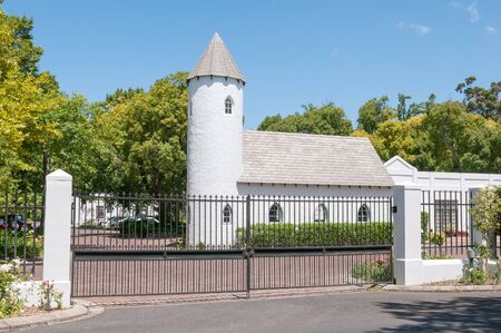 CAPE TOWN, SOUTH AFRICA - DECEMBER 15, 2014:  Erinvale wedding chapel on a farm near Somerset Westのeditorial素材