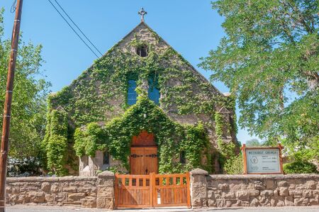 Historic Methodist Church in Oudtshoorn built from sandstoneのeditorial素材