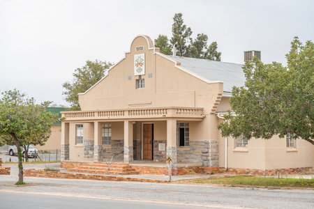 VANRHYNSDORP, SOUTH AFRICA - AUGUST 12, 2015: The town hall in Vanrhynsdorp in the Western Cape...