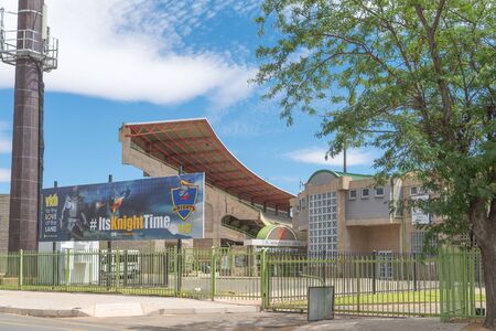 BLOEMFONTEIN, SOUTH AFRICA - DECEMBER 16, 2015: The Mangaung Oval in Bloemfontein, home to the Knights, the Free State team participating in all the national professional cricket tournamentsのeditorial素材