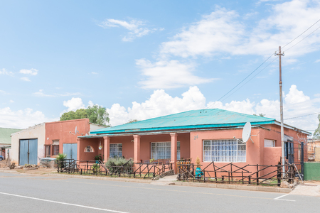 VENTERSTAD, SOUTH AFRICA - FEBRUARY 16, 2016: A street view in Venterstad, a small town on the Eastern Cape side of the Gariep Dam.のeditorial素材