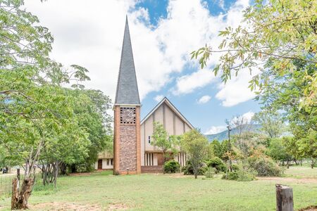 COOKHOUSE, SOUTH AFRICA - FEBRUARY 19, 2016: The Dutch Reformed Church in Cookhouse, a small town in the Eastern Cape Provinceのeditorial素材
