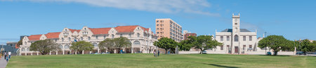 PORT ELIZABETH, SOUTH AFRICA - FEBRUARY 27, 2016: The historic King Edward Hotel, built in 1903, and...