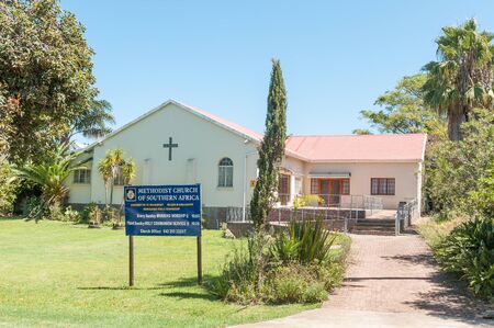 HUMANSDORP, SOUTH AFRICA - FEBRUARY 28, 2016:  The Methodist Church in Humansdorp in the Eastern Cape Provinceのeditorial素材