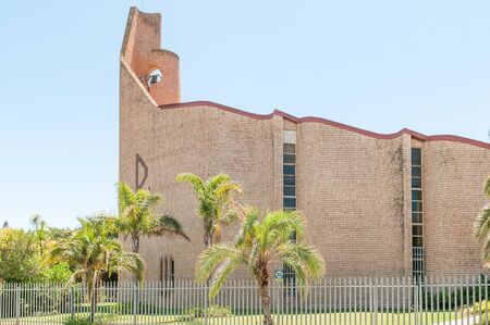 HUMANSDORP, SOUTH AFRICA - FEBRUARY 28, 2016:  The Dutch Reformed Church Humansdorp East in the Eastern Cape Provinceのeditorial素材