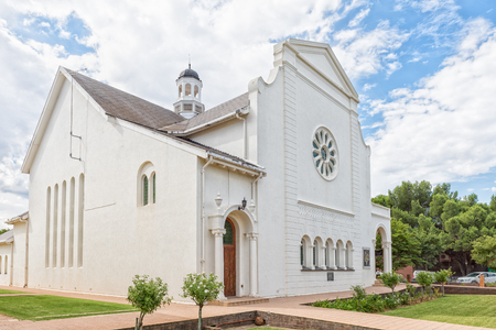 GRAAFF REINET, SOUTH AFRICA - MARCH 22, 2017: The Nuwe Kerk (new Dutch Reformed Church) in Graaff Reinet in the Eastern Cape Provinceのeditorial素材