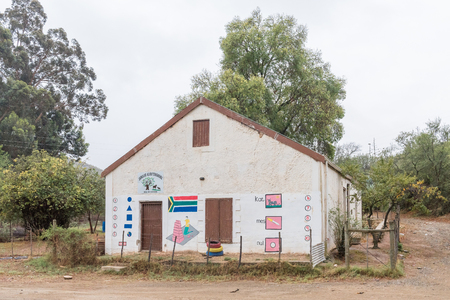DE RUST, SOUTH AFRICA - MARCH 24, 2017: A creche on the Oude Muragie road near De Rust in the Western Cape Province of South Africaのeditorial素材
