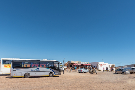 BARRYDALE, SOUTH AFRICA - MARCH 25, 2017: Ronnies Sex Shop near Barrydale in the Western Cape Province is just a normal restaurant and bar and not what the name suggestsのeditorial素材