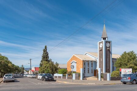 ROBERTSON, SOUTH AFRICA - MARCH 26, 2017: The United Reformed Church in Robertson, a town on the scenic Route 62 in the Western Cape Provinceのeditorial素材