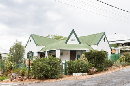 An historic old house, built 1902, in De Rust, a village in the Western Cape Province of South Africaのeditorial素材